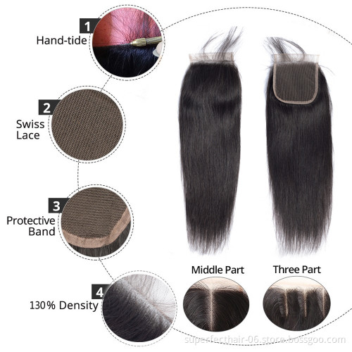 Wholesale Vendors Remy Straight Human Hair Weave